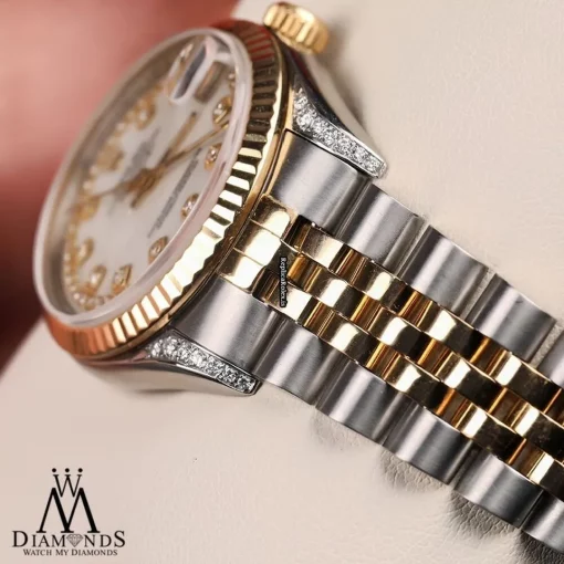 Remarkable Replica Rolex Lady-datejust 68274 Automatic Movement 31mm Gold/steel Case Womens Watch - Image 8