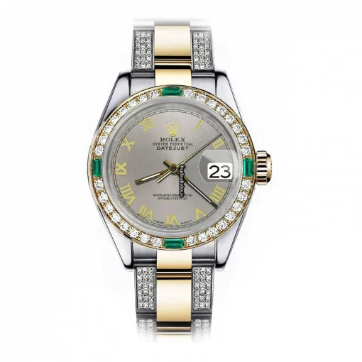 Defect Replicas Rolex Datejust 16013 Automatic Movement 36mm Gold/steel Case Mens/unisex Watch
