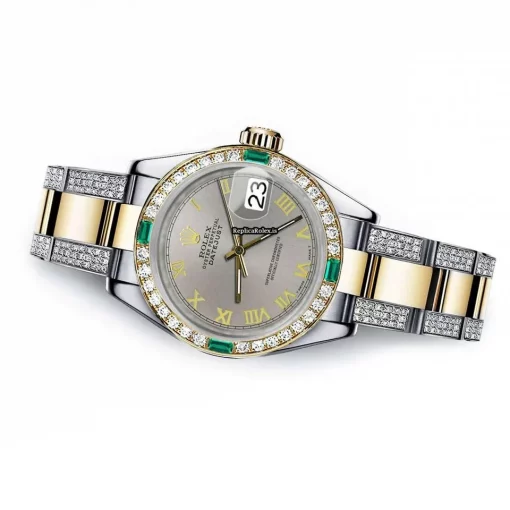 Defect Replicas Rolex Datejust 16013 Automatic Movement 36mm Gold/steel Case Mens/unisex Watch - Image 2