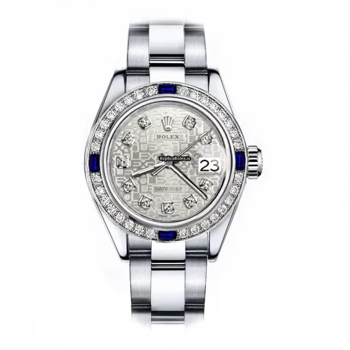 Suitable Replica Rolex Oyster Perpetual Lady Date 69160 Automatic Movement 26mm Steel Case Womens Watch