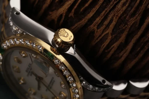 Pleasing Fake Rolex Lady-datejust 69173 Automatic Movement 26mm Gold/steel Case Womens Watch - Image 3