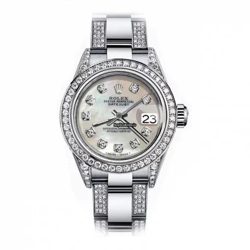 Popular Replica Rolex Lady-datejust 68274 Automatic Movement 31mm Steel Case Womens Watch
