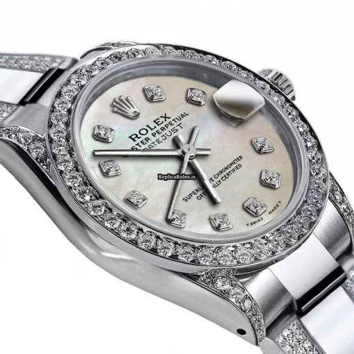 Popular Replica Rolex Lady-datejust 68274 Automatic Movement 31mm Steel Case Womens Watch - Image 2