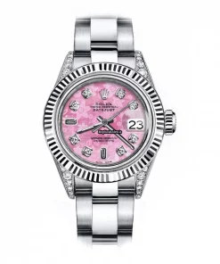 Superior Fake Rolex Oyster Perpetual Lady Date 69160 Automatic Movement 26mm Steel Case Womens Watch