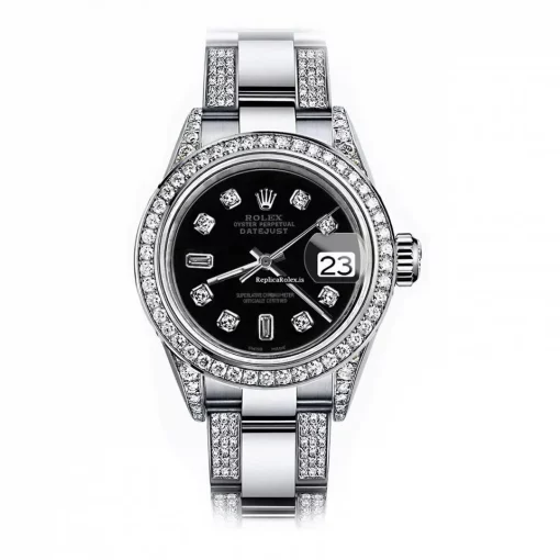 Amazing Fake Rolex Lady-datejust 68274 Automatic Movement 31mm Steel Case Womens Watch