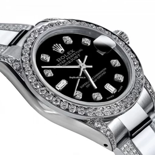Amazing Fake Rolex Lady-datejust 68274 Automatic Movement 31mm Steel Case Womens Watch - Image 2