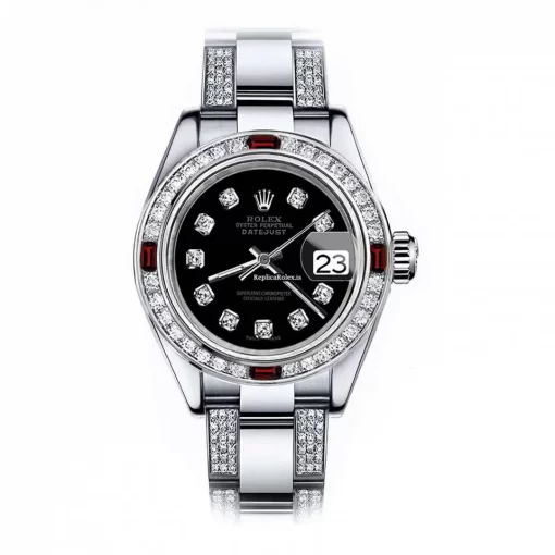 Excellent Fake Rolex Lady-datejust 68274 Automatic Movement 31mm Steel Case Womens Watch