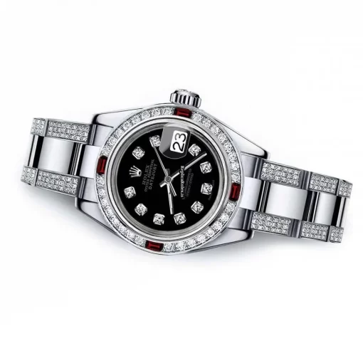 Excellent Fake Rolex Lady-datejust 68274 Automatic Movement 31mm Steel Case Womens Watch - Image 2