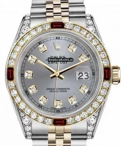 Cool Knockoff Rolex Datejust 16013 Automatic Movement 36mm Gold/steel Case Mens/unisex Watch
