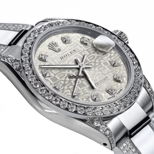 Wholesale Replica Rolex Lady-datejust 68274 Automatic Movement 31mm Steel Case Womens Watch - Image 2