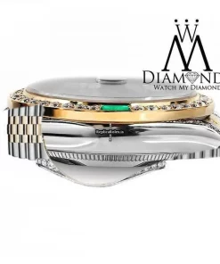 Nice Fake Rolex Lady-datejust 69173 Automatic Movement 26mm Gold/steel Case Womens Watch