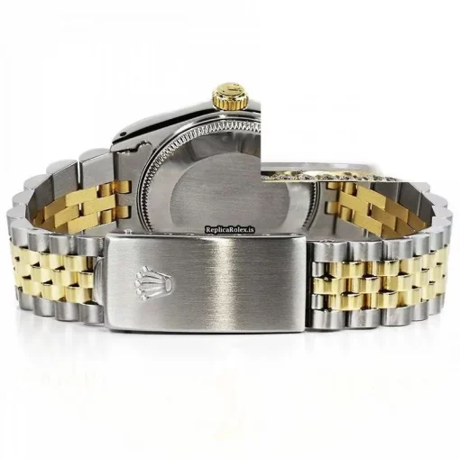 Nice Fake Rolex Lady-datejust 69173 Automatic Movement 26mm Gold/steel Case Womens Watch - Image 3