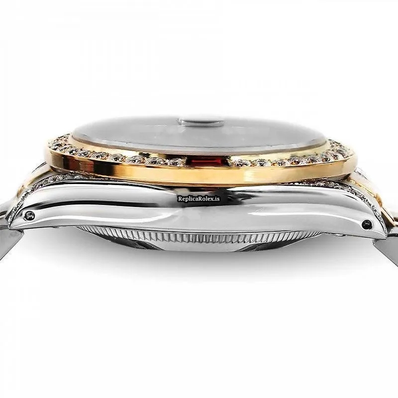 Aaa Fake Rolex Lady-datejust 69173 Automatic Movement 26mm Gold/steel Case Womens Watch - Image 3