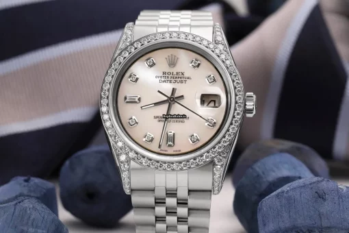 Beautiful Fake Rolex Datejust 16014 Automatic Movement 36mm Steel Case Mens/unisex Watch - Image 4