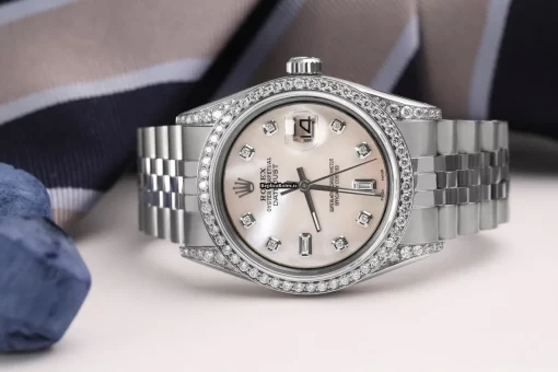 Beautiful Fake Rolex Datejust 16014 Automatic Movement 36mm Steel Case Mens/unisex Watch - Image 5