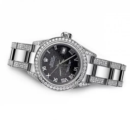Inexpensive Replica Rolex Lady-datejust 68274 Automatic Movement 31mm Steel Case Womens Watch - Image 3