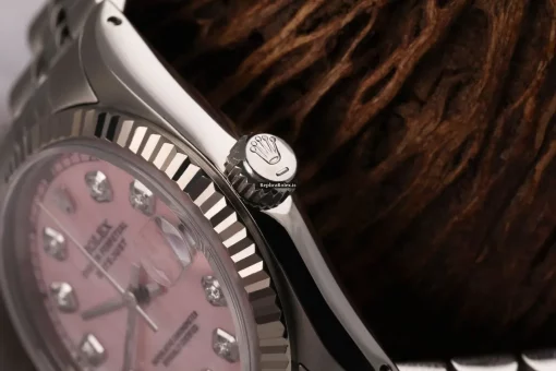 Fabulous Fake Rolex Lady-datejust 68274 Automatic Movement 31mm Steel Case Womens Watch - Image 3