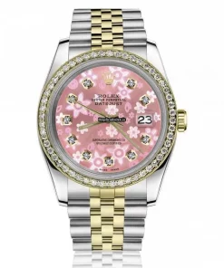 Trustworthy Replica Rolex Lady-datejust 68274 Automatic Movement 31mm Gold/steel Case Womens Watch