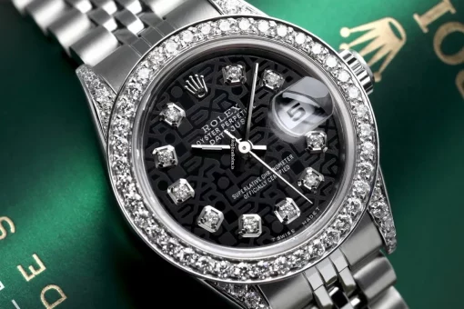 Fabulous Fakes Rolex Lady-datejust 69174 Automatic Movement 26mm Steel Case Womens Watch - Image 3