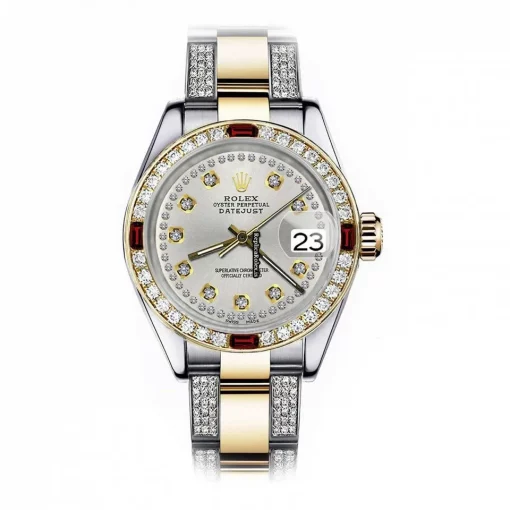 Unique Replica Rolex Lady-datejust 69173 Automatic Movement 26mm Gold/steel Case Womens Watch