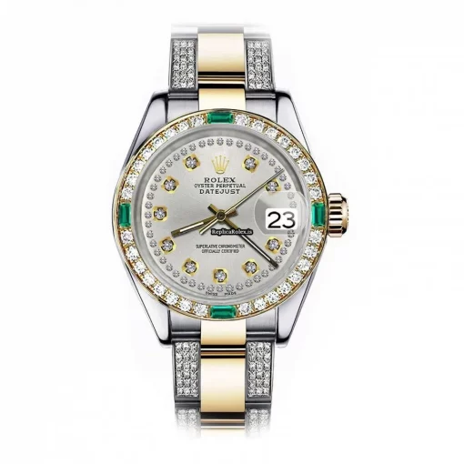 Aaa Replica Rolex Lady-datejust 68273 Automatic Movement 31mm Gold/steel Case Womens Watch
