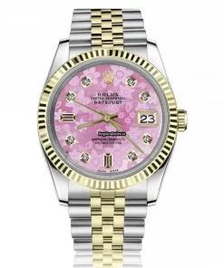 Appealing Copy Rolex Lady-datejust 68274 Automatic Movement 31mm Gold/steel Case Womens Watch