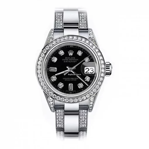 Fantastic Fake Rolex Lady-datejust 68274 Automatic Movement 31mm Steel Case Womens Watch