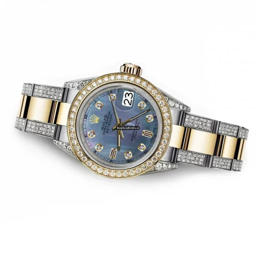 Fantastic Replica Rolex Datejust 16013 Automatic Movement 36mm Gold/steel Case Mens/unisex Watch - Image 4