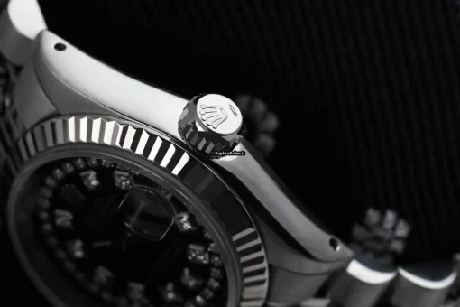 Wonderful Replica Rolex Oyster Perpetual Lady Date 69160 Automatic Movement 26mm Steel Case Womens Watch - Image 2