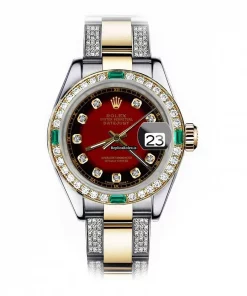Great Fakes Rolex Datejust 16013 Automatic Movement 36mm Gold/steel Case Mens/unisex Watch