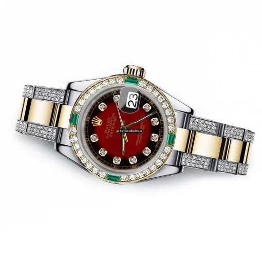 Great Fakes Rolex Datejust 16013 Automatic Movement 36mm Gold/steel Case Mens/unisex Watch - Image 2