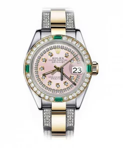 Wonderful Copies Rolex Lady-datejust 68273 Automatic Movement 31mm Gold/steel Case Womens Watch