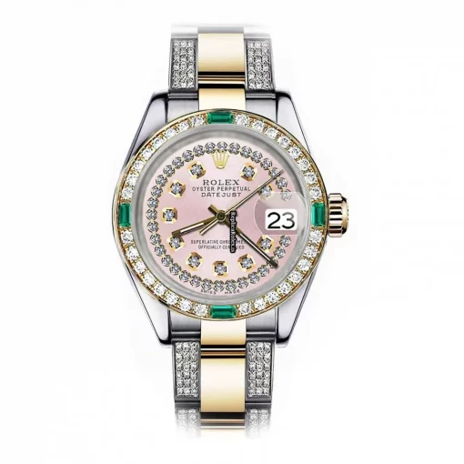 Wonderful Copies Rolex Lady-datejust 68273 Automatic Movement 31mm Gold/steel Case Womens Watch