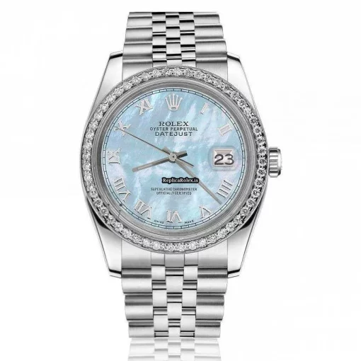 Pleasing Fake Rolex Lady-datejust 69173 Automatic Movement 26mm Steel Case Womens Watch