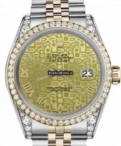 Reliable Replica Rolex Lady-datejust 69173 Automatic Movement 26mm Gold/steel Case Womens Watch