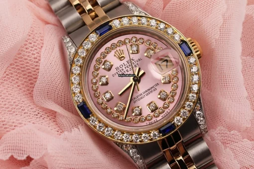 Offering Replica Rolex Lady-datejust 69173 Automatic Movement 26mm Gold/steel Case Womens Watch