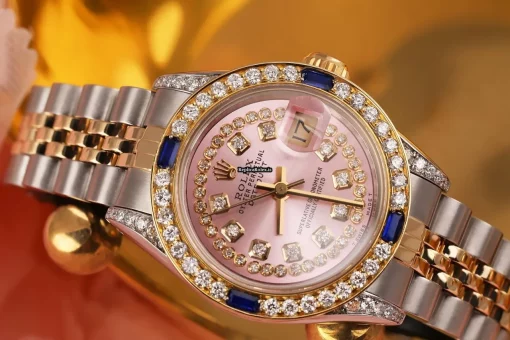Offering Replica Rolex Lady-datejust 69173 Automatic Movement 26mm Gold/steel Case Womens Watch - Image 3