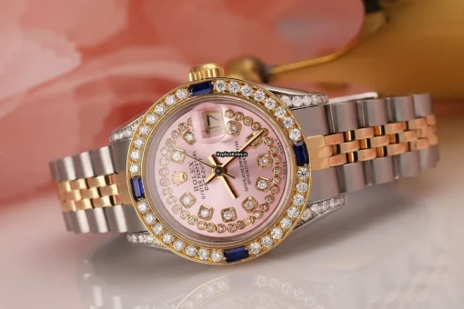 Offering Replica Rolex Lady-datejust 69173 Automatic Movement 26mm Gold/steel Case Womens Watch - Image 4