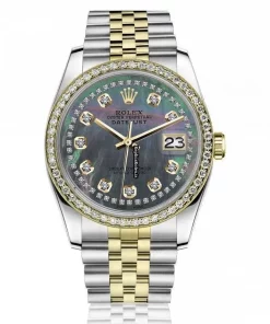 Trustworthy Fake Rolex Lady-datejust 68274 Automatic Movement 31mm Gold/steel Case Womens Watch