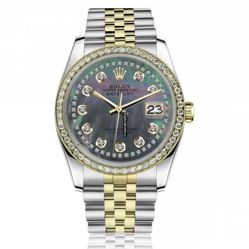 Trustworthy Fake Rolex Lady-datejust 68274 Automatic Movement 31mm Gold/steel Case Womens Watch