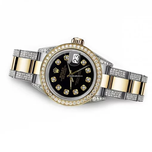 Lovely Replica Rolex Datejust 16013 Automatic Movement 36mm Gold/steel Case Mens/unisex Watch - Image 4