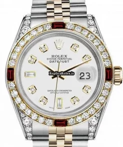 Suitable Replica Rolex Lady-datejust 69173 Automatic Movement 31mm Gold/steel Case Womens Watch