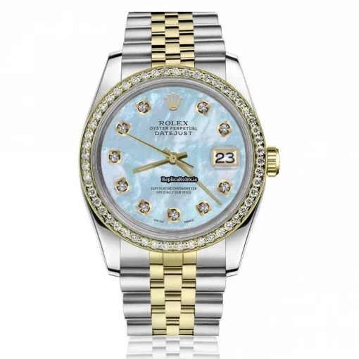 High-end Fake Rolex Lady-datejust 68274 Automatic Movement 31mm Gold/steel Case Womens Watch