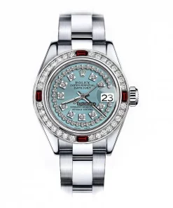 Distinctive Fake Rolex Oyster Perpetual Lady Date 69160 Automatic Movement 26mm Steel Case Womens Watch