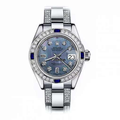 Neat Knockoff Rolex Lady-datejust 68274 Automatic Movement 31mm Steel Case Womens Watch