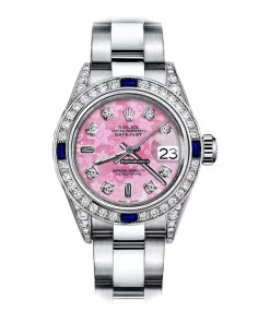 Design Replica Rolex Oyster Perpetual Lady Date 69160 Automatic Movement 26mm Steel Case Womens Watch