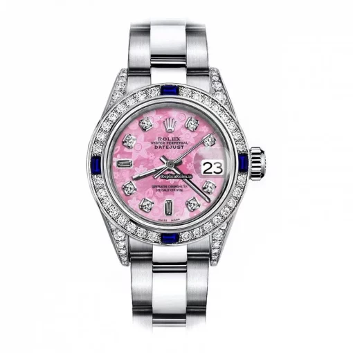 Design Replica Rolex Oyster Perpetual Lady Date 69160 Automatic Movement 26mm Steel Case Womens Watch