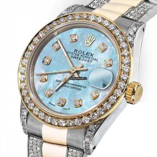 Inexpensive Replica Rolex Datejust 16013 Automatic Movement 36mm Gold/steel Case Mens/unisex Watch - Image 2