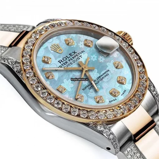 Inexpensive Replica Rolex Datejust 16013 Automatic Movement 36mm Gold/steel Case Mens/unisex Watch - Image 3