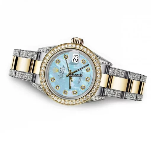 Inexpensive Replica Rolex Datejust 16013 Automatic Movement 36mm Gold/steel Case Mens/unisex Watch - Image 4